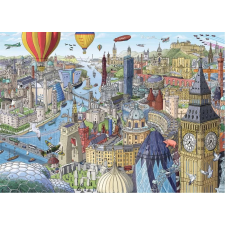 Ravensburger Ravensburger puzzle - Egyesült Királyság és Írország körül 1000 darabos puzzle, kirakós