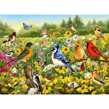 Ravensburger Ravensburger puzzle - madarak a réten 500 darab puzzle, kirakós