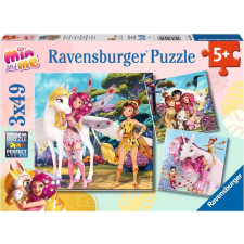Ravensburger Ravensburger puzzle Mia és én 3 x 49 darabos puzzle, kirakós