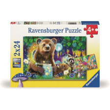 Ravensburger Ravensburger Varázserdő barátai puzzle 2x24 darabos puzzle, kirakós