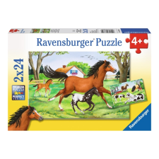 Ravensburger Spieleverlag Ravensburger Puzzle 2x24# Lovak puzzle, kirakós