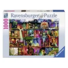 Ravensburger Tündérek könyvespolca 1000 darabos puzzle puzzle, kirakós