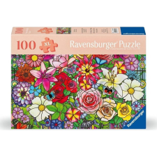 Ravensburger Virágablak 100 darabos puzzle (4005555013648) puzzle, kirakós
