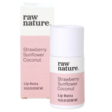 Raw Nature , Natural ajakbalzsam, natúr ajakápoló, eper, 9 g ajakápoló