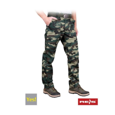 RAW-POL Derékvédő nadrág, klasszikus szabású IGEN munkához 58 Olive Camouflage