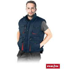 RAW-POL Kormoran Multi-Pocket szigetelt mellény XXXL sötétkék munkaruha