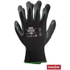 RAW-POL Manusi de protectie, Top Defender, Rteni, imersate, din nitril, marimea 10 (XL)