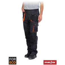 RAW-POL Pantaloni de protectie, Foreco, in talie, culoarea/negru, marimea 50
