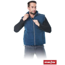 RAW-POL Védőmellény, Foka, unisex, dupla szigetelésű, sötétkék, 2XL-es méret