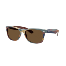 Ray-Ban RB2132 682533 NEW WAYFARER Brown & Blue Camuflage Dark Brown napszemüveg napszemüveg