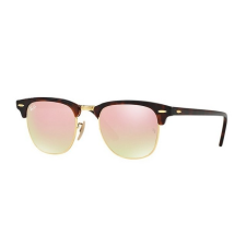 Ray-Ban RB3016 990/7O CLUBMASTER SHINY RED/HAVANA COPPER FLASH GRADIENT napszemüveg napszemüveg