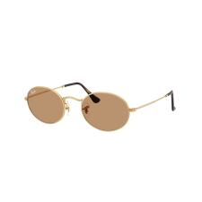 Ray-Ban RB3547 001/53 OVAL Arista Gold Brown napszemüveg napszemüveg