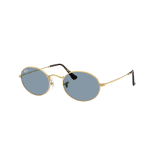 Ray-Ban RB3547 001/56 OVAL Arista Gold Blue napszemüveg napszemüveg