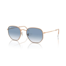 Ray-Ban RB3548 92023F HEXAGONAL ROSE GOLD CLEAR/BLUE GRADIENT napszemüveg