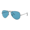 Ray-Ban RB3689 004/S2 AVIATOR METAL II SHINY GUNMETAL POLAR BLUE napszemüveg
