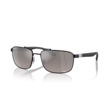 Ray-Ban RB3737CH 002/5J BLACK GREY/SILVER MIRROR POLARIZED CHROMANCE napszemüveg napszemüveg