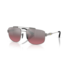 Ray-Ban RB3789M F1247A Gunmetal Polarized Wine napszemüveg