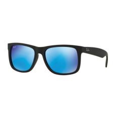 Ray-Ban RB4165 622/55 JUSTIN BLACK RUBBER GREEN MIRROR BLUE napszemüveg