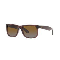 Ray-Ban RB4165 6597T5 JUSTIN Transparent Dark Brown Brown napszemüveg