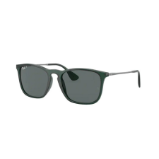 Ray-Ban RB4187 666381 CHRIS TRANSPARENT GREEN DARK GREY POLARIZED napszemüveg napszemüveg