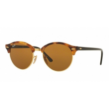 Ray-Ban RB4246 1160 CLUBROUND SPOTTED BROWN HAVANA BROWN napszemüveg napszemüveg