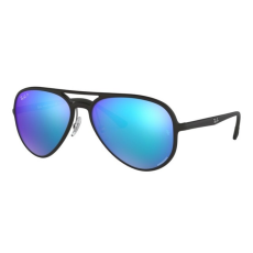 Ray-Ban RB4320CH 601SA1 MATTE BLACK GREEN MIRROR BLUE POLAR napszemüveg