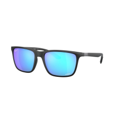 Ray-Ban RB4385 601SA1 MATTE BLACK GREEN MIRROR BLUE POLARIZED CHROMANCE napszemüveg