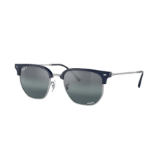 Ray-Ban RB4416 6656G6 NEW CLUBMASTER BLUE ON ARISTA POLARIZED BLUE MIRROR CHROMANCE napszemüveg
