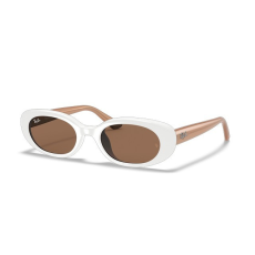 Ray-Ban RB4441D POLISHED WHITE MATTE OPAL BEIGE BROWN napszemüveg