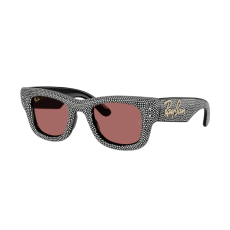 Ray-Ban RB4940BP 686585 WAYFARER PUFFER Black Dark Violet napszemüveg