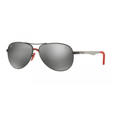 Ray-Ban RB8313M F0096G FERRARI COL. BLACK GREY MIRROR SILVER napszemüveg