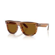 Ray-Ban RBR0501S 679183 BOYFRIEND REVERSE STRIPED BROWN POLARIZED DARK BROWN napszemüveg