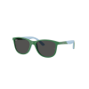 Ray-Ban RJ9077S 718887 Green On Rubber Light Blue Dark Grey napszemüveg