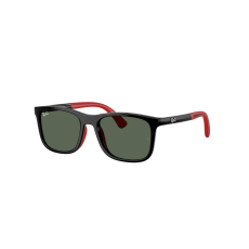 Ray-Ban RJ9084S 713171 Black On Rubber Red Dark Green napszemüveg