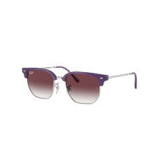 Ray-Ban RJ9116S 713136 JUNIOR NEW CLUBMASTER Opal Violet On Silver Grey/Violet napszemüveg