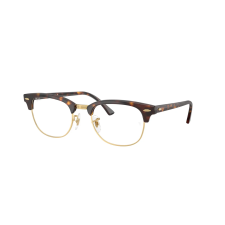 Ray-Ban RX5154 8287 CLUBMASTER Havana & Gold DEMO LENS szemüveg szemüvegkeret