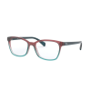 Ray-Ban RX5362 5834 Burgundy White & Blue DEMO LENS szemüveg