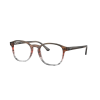 Ray-Ban RX5417 8251 Striped Brown & Red DEMO LENS szemüveg