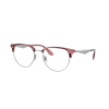 Ray-Ban RX6396 3131 Transparent Red On Silver DEMO LENS szemüveg
