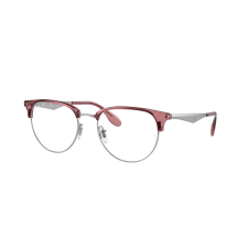Ray-Ban RX6396 3131 Transparent Red On Silver DEMO LENS szemüveg szemüvegkeret