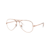 Ray-Ban RX6489 3094 AVIATOR Rose Gold DEMO LENS szemüveg