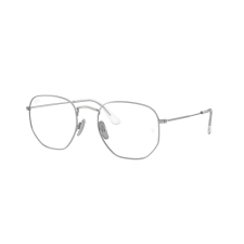 Ray-Ban RX8148V 1224 HEXAGONAL Silver DEMO LENS szemüveg szemüvegkeret