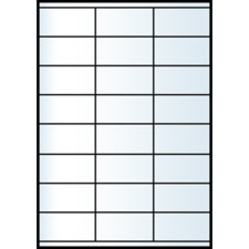 RayFilm R0ECO 0527A 70x36mm 3 pályás univerzális etikett 24 címke/ív 100ív/doboz etikett