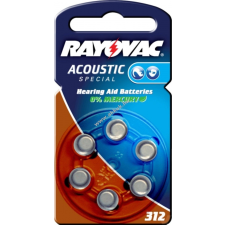 Rayovac Acoustic Special hallókészülék elem típus PR41 6db/csom. - Kiárusítás! - A készlet erejéig! gombelem
