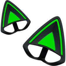 Razer Kitty Ears V2 Headset dekoráció - Fekete/Zöld audió kellék