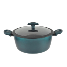  RCK Sea Line tapadásmentes alumínium lábas üvegfedővel 28cm, 6,1L, indukciós 15352 edény