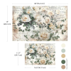 Re-Design with Prima Redesign with Prima My Garden Whimsy Decoupage papír Double Delight Decoupage Fiber Paper Set (2 ív)