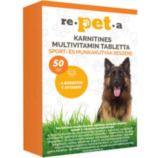 Re-pet-a karnitines multivitamin tabletta kutyáknak 50 db jutalomfalat kutyáknak