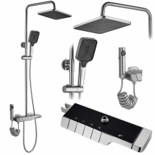REA ROB - Termosztátos Zuhanykészlet - INOX fürdőkellék