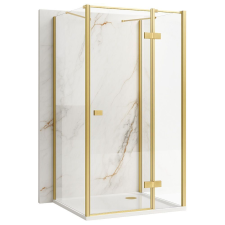 Rea zuhanykabin Rea Atlas 80x90 Brush Gold kád, zuhanykabin